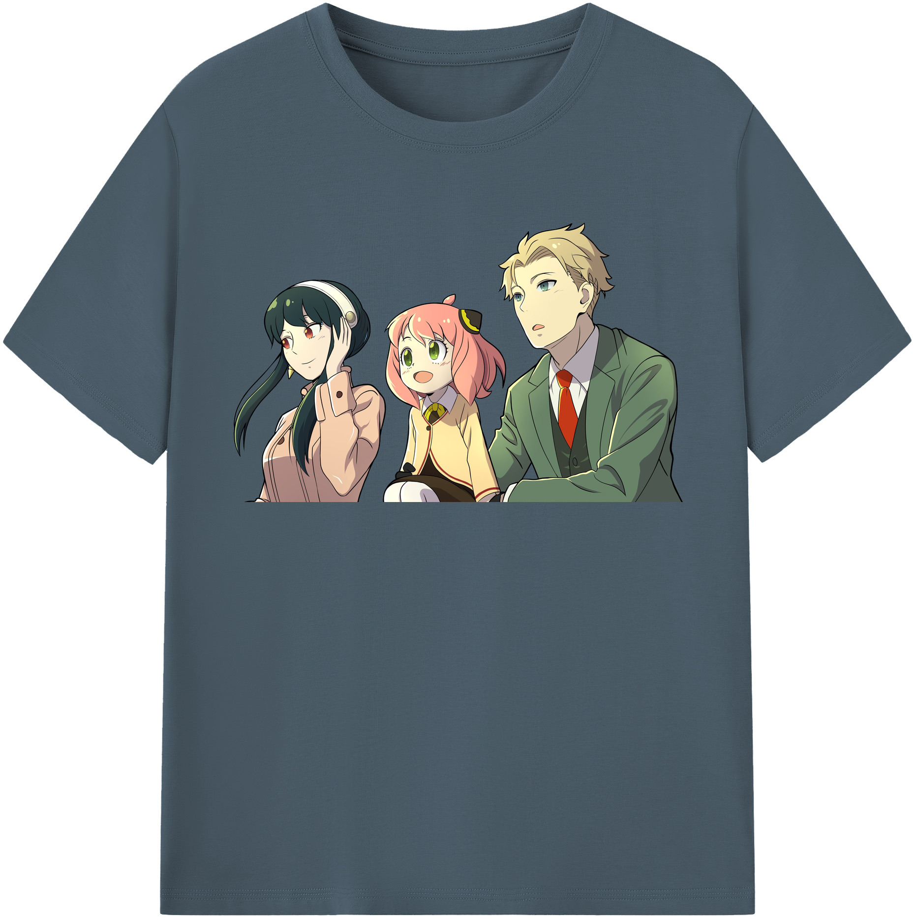 （画像用） SPY×FAMILY间谍家家酒 綿100％半袖Tシャツ（フロントプリント）